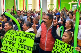 Luis Montaño, delegado municipal del PVEM, convivió con vecinos de la colonia 1 de Septiembre, en Atizapán.