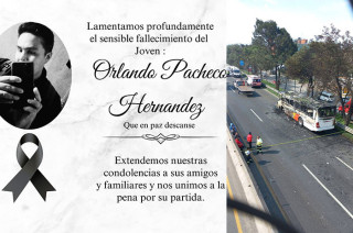 El joven de 27 años fue arrollado por un camión de pasajeros en la autopista México-Querétaro; el conductor huyó tras el accidente dejando el vehículo abandonado.