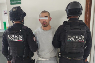 Operativo en San Lorenzo Tepaltitlán permite la captura de presunto generador de violencia en la zona norte de Toluca.