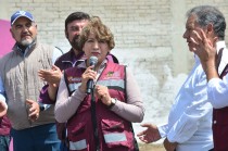 Delfina Gómez inicia obras en el Edoméx