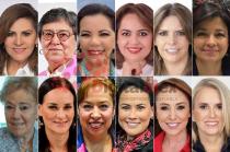 María Elena Barrera, Laura Pavón Jaramillo, Carolina Monroy, Ana Lilia Herrera, Laura Barrera, Martha Hilda González, Yolanda Sentiés, Isabel Sánchez, Mercedes Colín, Alejandra del Moral, Cristina Ruiz, Romina Contreras