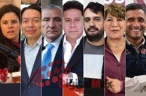 Luisa María Alcalde, Mario Delgado, Adán Augusto López, Emilio Ulloa, Andy López, Delfina Gómez, Adrián Hernández