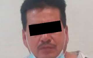 Eutiquio “N” fue detenido al ser sorprendido cuando amagaba con un machete a su esposa e hija