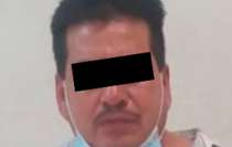 Eutiquio “N” fue detenido al ser sorprendido cuando amagaba con un machete a su esposa e hija