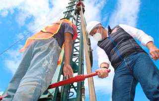 Se trata de los pozos 318 de Jardines de Santa Clara, “Nicolás Bravo II”, ubicado en la colonia Jardines de Morelos Sección Islas