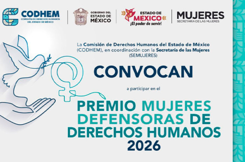 Reconocerán la trayectoria de mujeres defensoras en el Estado de México