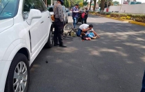 #Video: Momento en que camión de Xinantécatl atropella a joven en Toluca