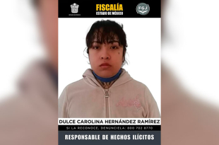 La Fiscalía acreditó su responsabilidad tras la investigación; fue detenida e ingresada al penal de Texcoco, donde un juez determinó su plena participación.