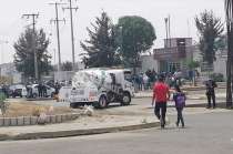 Los agentes intervinieron con un cerco virtual