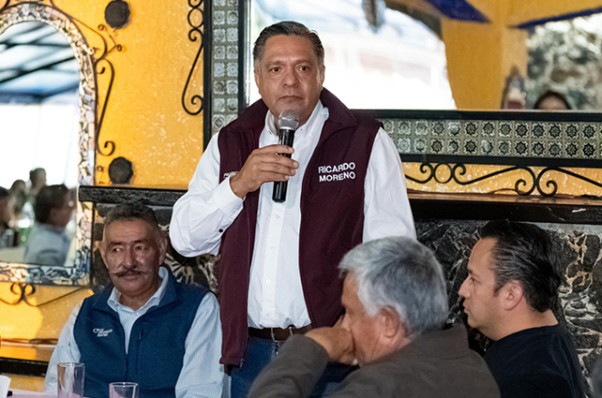 Ricardo Moreno Bastida encabezó un encuentro ciudadano en Jilotepec donde destacó el papel histórico de la región en la construcción democrática del Estado de México.