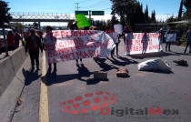 Habitantes de Tenancingo amenazan cerrar la vía a Toluca