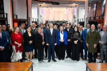 Francisco Vázquez Rodríguez durante la inauguración