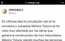 Piden liberar cuota en la México-Toluca