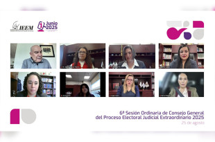 El Consejo General del Instituto Electoral del Estado de México (IEEM) reportó que al 31 de julio se concluyeron 82 de las 83 acciones programadas en el calendario electoral.