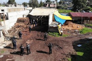 Autoridades estatales y federales participaron en el operativo contra la tala clandestina realizado en Xalatlaco.