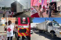 Como parte de su Plan de Acción y Respuesta Inmediata, se recibieron, organizaron y empaquetaron 34 toneladas 275 kilogramos de ayuda humanitaria.