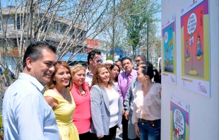 Inaugura “Neza en 55 trazos”, de caricaturistas, el Paseo Cultural