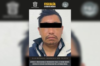 El detenido fue trasladado e ingresado al Centro Penitenciario y de Reinserción Social de Chalco.