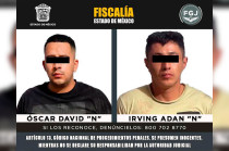 Óscar David “N” e Irving Adán “N” enfrentarán proceso por la muerte de cinco personas en San Lucas, Estado de México