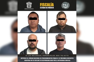 Los cuatro sujetos, fueron ingresados a Centros Penitenciarios y de Reinserción Social, a disposición del Órgano Jurisdiccional, quien habrá de determinar su situación jurídica.