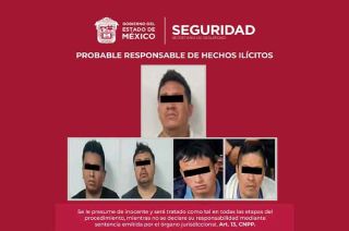 Además de &quot;El Mosco&quot; fueron detenidos Felipe Javier &quot;N&quot;, Juan Jesús &quot;N&quot;, Víctor &quot;N&quot; y Rogelio &quot;N&quot;.