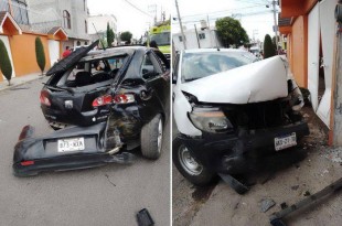 Las autoridades informaron que ambos conductores trataron de llegar a un acuerdo sobre los daños causados. 